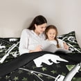 thumbnail image 4 of Erosebridal Teens Camo American Flag Full Size Comforter Sets 3 Pieces,Adults Fishing And Hunting Mallard Duck Big Bass Fish Bedding Sets,Black Reversible, 4 of 6