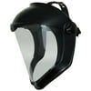 Honeywell Uvex Bionic Face Shields, Hardcoat/Antifog, Clear/Black Matte
