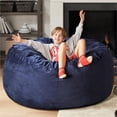 thumbnail image 4 of Puf Codi Jumbo 152 cm con espuma, color azul, 4 of 6