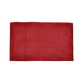 thumbnail image 2 of Better Trends 21" x 34" Premium Bathroom Rugs 100% Cotton Soft Reversible Tufted Bath Mat Water Absorbent Bath Rug Ideal for Bathroom Shower and Tub Use (Red) Edge Collection, 2 of 4