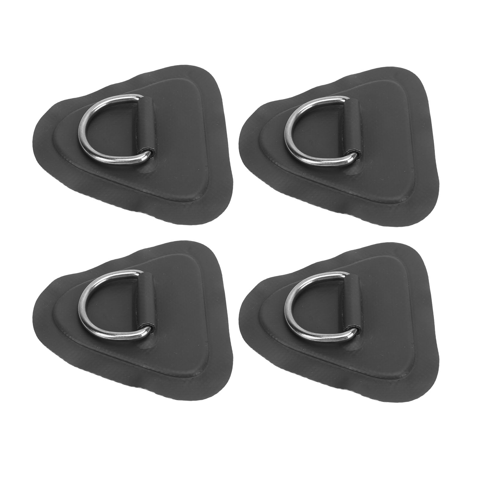Sinzau Patch Anneau En D Acier Inoxydable – Kit 8 Pièces Pour Bateau Gonflable, Kayak, Paddle – Sans Colle, Facile à Coller