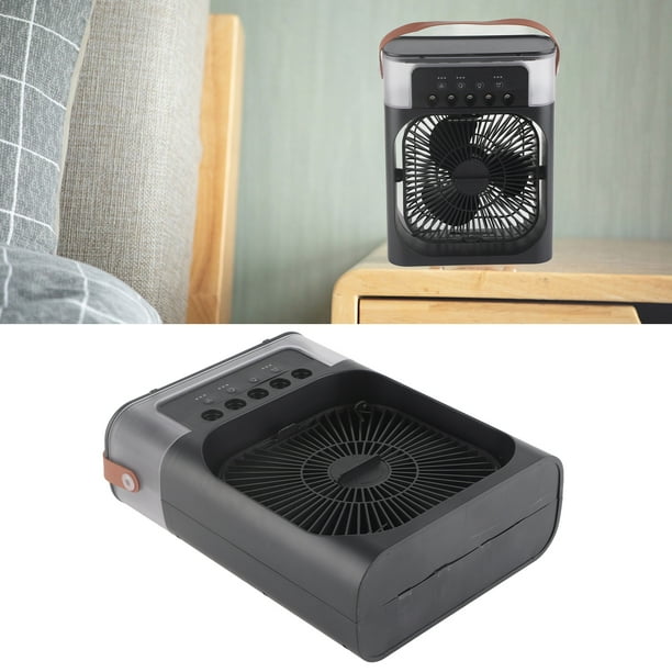 Enfriador De Aire Evaporativo Personal, Humidificador De Enfriador De Aire De 3 Velocidades, Luz USB De 7 Colores Para El Hogar