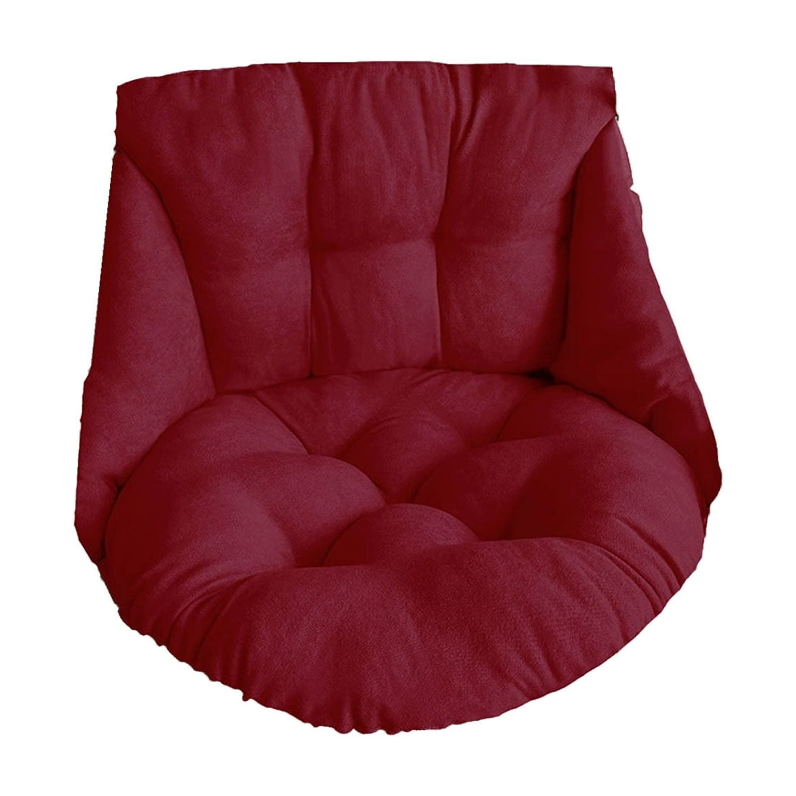Zhourta 28x26x20 Inch Round Swing Chair Cushion Removable Waterproof Cover Lightweight Supportive Indoor Outdoor Seat Pad Outdoor Cradles Chair Cushion