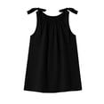 thumbnail image 5 of Lmueinov Womens Summer Tie Strap Tank Top Sleeveless Round Neck Shirt Trendy Casual Loose Fit Blouse for Daily Wear, 5 of 7