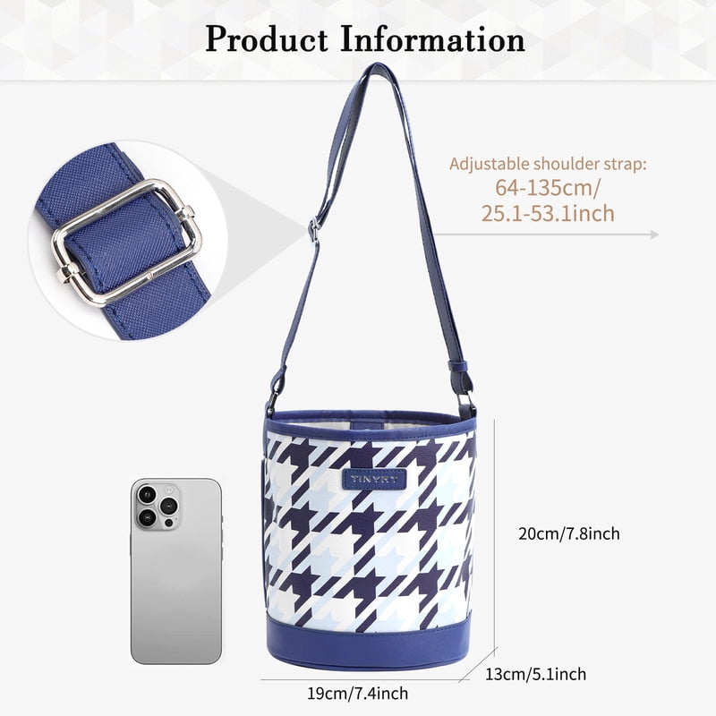 Tinyat Shoulder Bag for Women Waterproof Hobo Handbag Large Capacity Crossbody Purse with Adjustable Shoulder Strap for Daily Use and Shopping