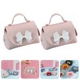 thumbnail image 1 of unbranded 2Pcs Pink Wedding Handbag Favor Bags Party Candy Bags with Bowknot, 1 of 8