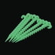 thumbnail image 5 of Aire Libre Pesca Carpa Luminosa Clavos En Espiral Autoiluminación Plástico Luminoso Carpa Toldo Piso Tornillo Clavijas Anclaje Tornillo Carpa Accesorios Anclaje De Tierra Amarre Eigraketly OD005542-00, 5 of 6