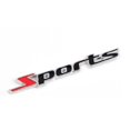 thumbnail image 1 of 3D Word Sports Letter Chrome Metal Car Sticker Emblem Badge Decal Auto Decoration Sticker , 1 of 8