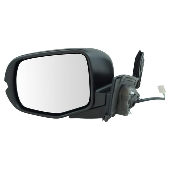 Mirror Power Textured Black Expanded View Driver Side Left LH for Honda Pilot MRA08197 Fits select: 2017 HONDA RIDGELINE