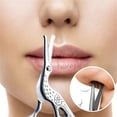 thumbnail image 3 of Nose Hair Eyebrow Scissors Stainless Steel Round Headed Pointed Design Easy to Wash, 3 of 8