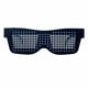 thumbnail image 1 of Jumpingount Las gafas LED inalámbricas verdaderas luminosas se iluminan con el control de la aplicación que brilla intensamente Carnival Club Lentes blanco, 1 of 6