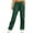 Army Green, variant on Woman Wide Leg Sweatpants 2024 Fall Winter Trendy Palazzo Baggy Pants High Waist Drawstring Track Pants with Pockets Gray Medium