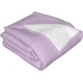 thumbnail image 2 of Manta de 152 x 127 cm, color lila y morado, suave, para sofá, sala de estar, cama, niñas y niños, decoración., 2 of 8