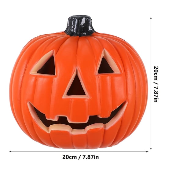 kjfeif Halloween Pumpkin Decorations Jack Light Up Pumpkin Vintage Halloween Decorations Large Plastic Pumpkin for Porch Funny Pumpkin Decor for Halloween Indoor and Outdoor Decor