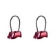 thumbnail image 1 of Soidarity Belay Rappel Device V-Grooved Arborist Paracord Descender Gear Espeleología Mochilero Downhill Deportes al aire libre Hardware Rojo Rojo 2piezas Soidarity CBP263837, 1 of 1