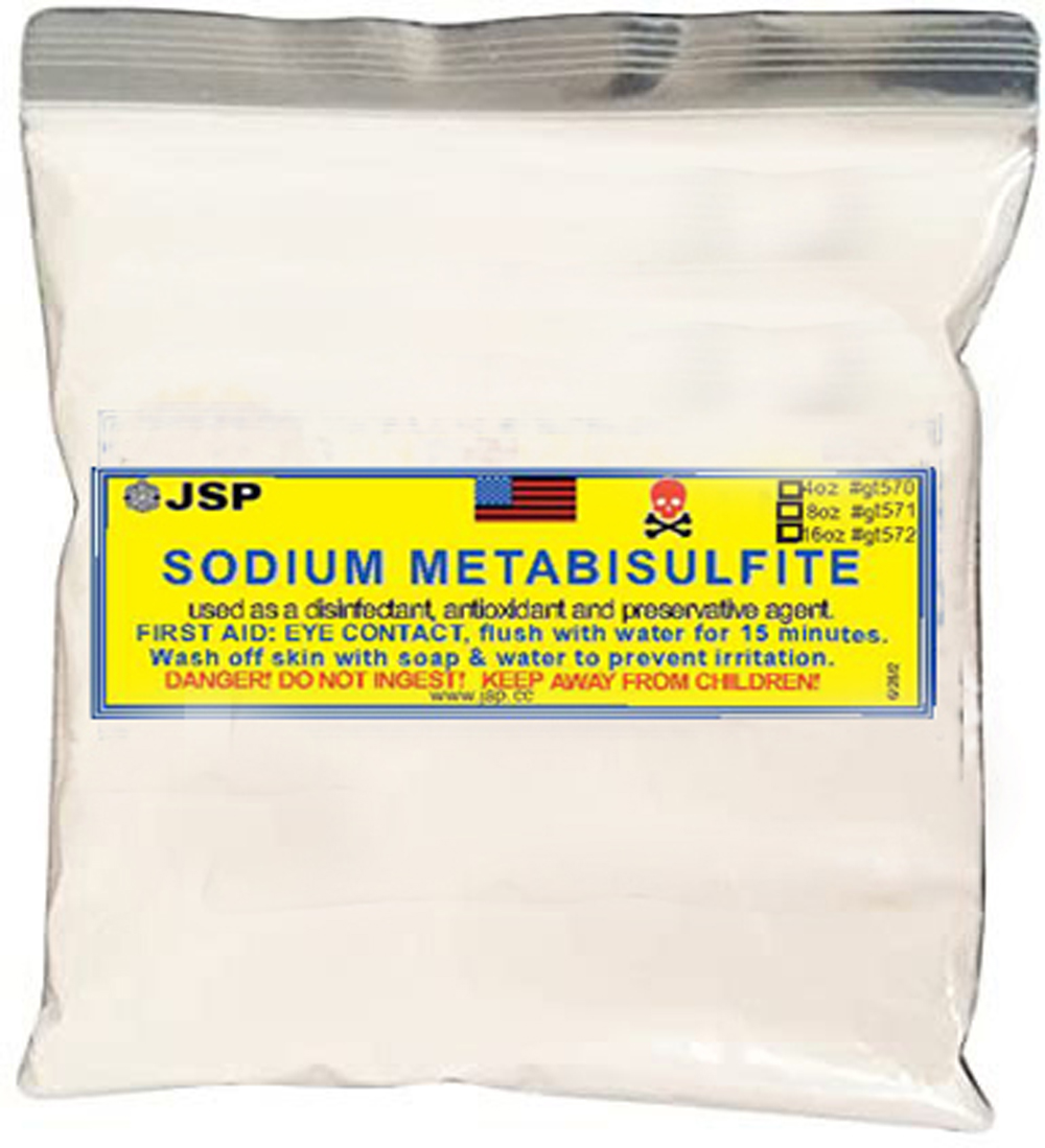 Sodium Metabisulphite 8 oz