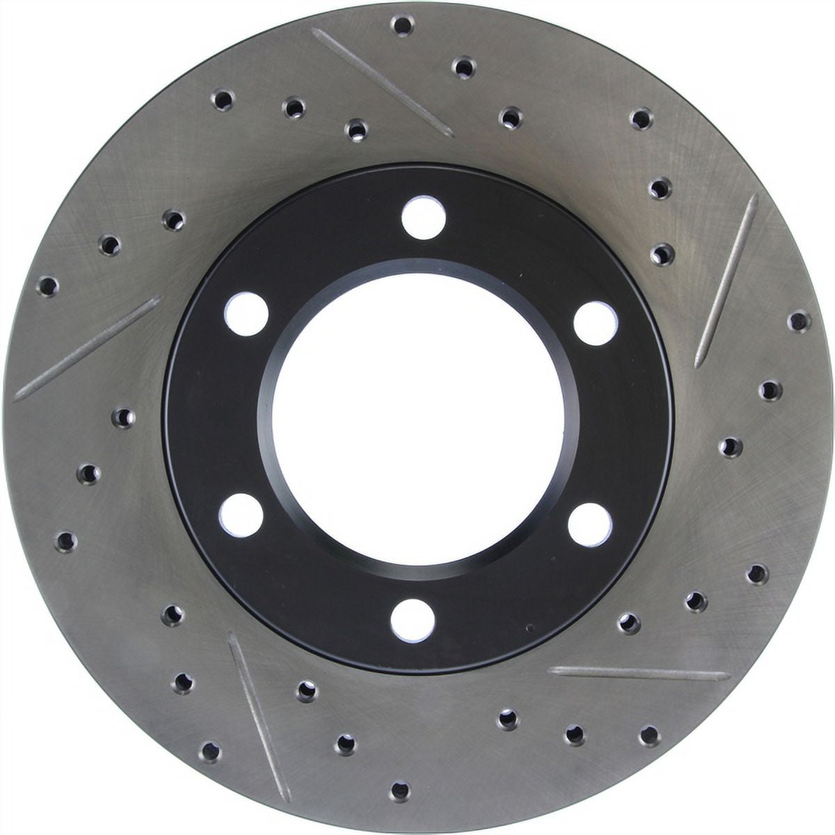 StopTech Sport Cryo Drilled & Slotted Brake Rotor; Front Left