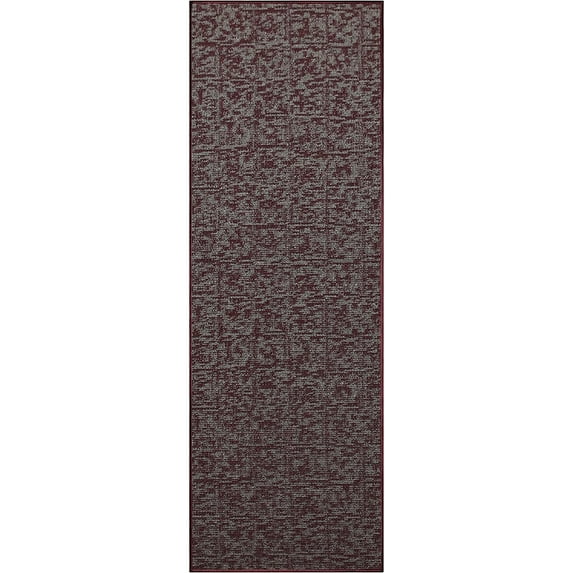Indoor Outdoor custom size area rugs made in USA comes in Ten colors and Nine shapes rectangular,round,square,runners,oval,hexagon,octagon,half round - Burgundy, 3' x 42' Area Rugs
