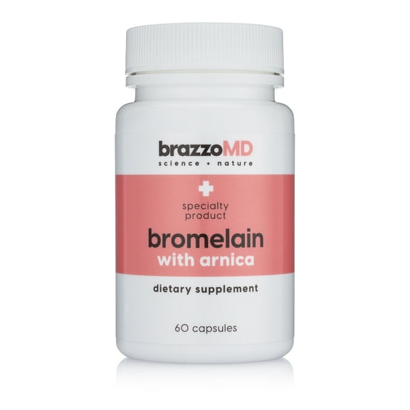 brazzoMD Bromelain with Arnica Tablets, 60 tablets