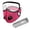 C004- Hot Pink, variant on Outdoor Hiking & Workout Gear, Pollen Protection Cycling Mask with Clear Visor, Face Mask with Activated Carbon Air Filters, Windproof Mask for Motorcycling, Burgundy Breathable