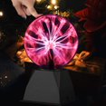 thumbnail image 2 of Refurbished Jinsinto 6 Inch Plasma Ball USB Lamp, Touch and Sound Activated, Magic Lighting, Butterfly Design, 2 of 4