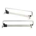 thumbnail image 4 of 2Pcs Retractable Closet Pull Out Rod Extending Rail Pull Out Hanger Closet Valet Rod Rail Sliding Extending Telescopic Clothes Rod Closet Rod Bracket Wardrobe Hanger Rail, 4 of 8