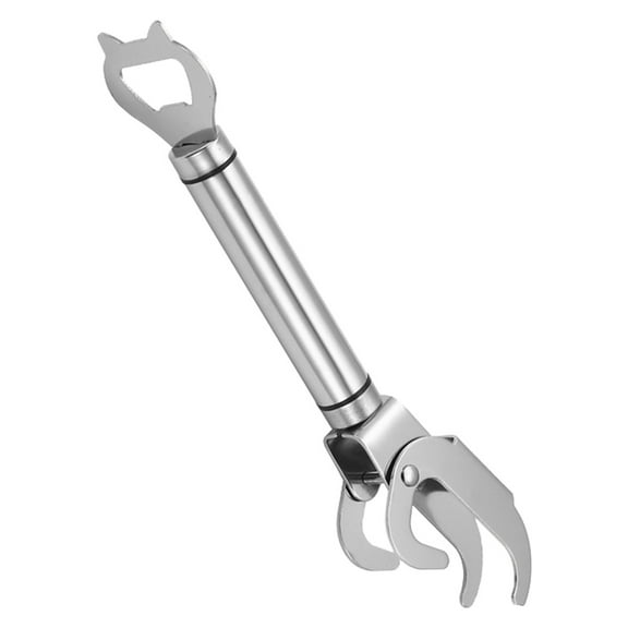 GOOHOCHY Hot Plate Gripper Clip for Home Use Stainless Steel Silver Allpurpose Heatresistant 2in1 Kitchen Gadget