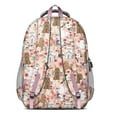 thumbnail image 3 of Poodle Dog and Flower Floral Backpack for School,Cute School Bag,Schoolbag with Adjustable Shoulder Straps & Padded Back,16.9 Inch, 3 of 5