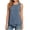 Light Blue, variant on HAiming Cotton Linen Tank Tops for Women Sleeveless Tiered Shirts Comfy Loose Solid Color Casual Scoop Neck Tee Summer Vacation Tops