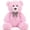 Pink, variant on MorisMos Bow Tie Teddy Bear Stuffed Animal, 20" Classic Stuffed Cuddly Hugging Bear