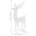 thumbnail image 4 of vidaXL XXL Acrylic Christmas Reindeers 250 LED 2 pcs 180 cm Cold white, 4 of 5