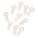 thumbnail image 5 of Clips de papel de metal 40PCS Clip de papel clave Clips de papel lindos Clips de papel pequeños Funcionamiento suave Jadeshay  A, 5 of 8