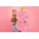 thumbnail image 5 of Globo rosa Upgesy número 3 de 102 cm con corona, 5 of 7
