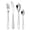Silver - 4 pcs, variant on 304 Stainless Steel Tableware Set  Home Creative Western Cuisine Hotel Steak Knife  Fork Spoon 4 Piece Set  Gold Silver Rose Black Color YSH
