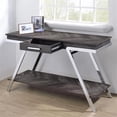 thumbnail image 3 of Steve Silver Roma Dark Gray Wood and Laminate Sofa Table, 3 of 7