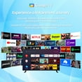 thumbnail image 4 of SYLVOX 12 Volt TV, 40" Smart Television 1080P with Google OS Support Voice Remote Screencast ATSC NTSC WiFi Bluetooth HDMI USB, AC/DC Powered, 12V TV for RV Camper Boat Coastal Home (Marine Series), 4 of 17