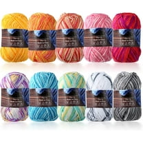 Fuebueo Crochet & Knitting Yarn,Yarn for Crocheting & Knitting Super Soft Milk Cotton Yarns for Beginner Professional, Ideal Gift