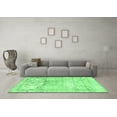thumbnail image 3 of Ahgly Company Indoor Round Persian Emerald Green Traditional Area Rugs, 4' Round, 3 of 4