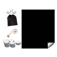 thumbnail image 3 of AMLESO Blackout Shade Cut to Any Size/Shape Practical Portable Window Curtain Shade 145cmx100cm, 3 of 8