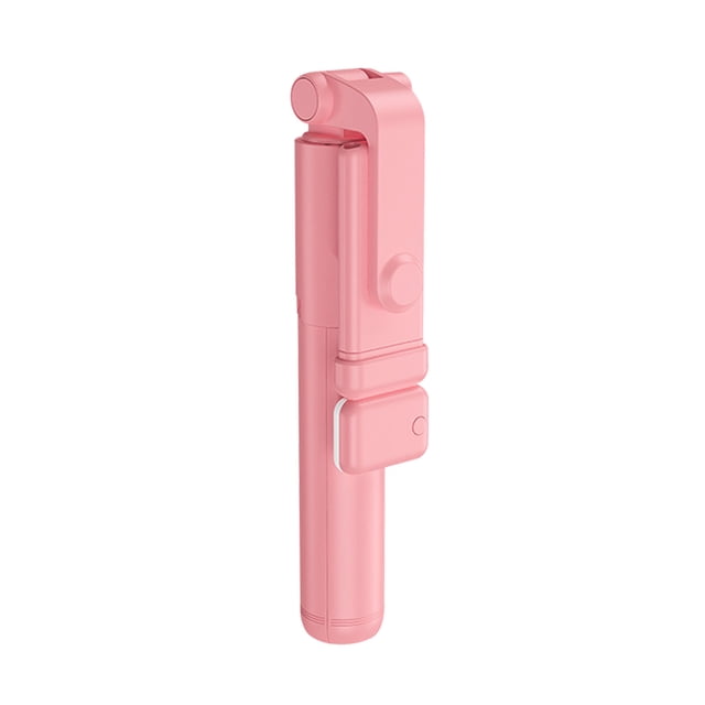 Selfie Stick & Phone Tripod Portable Selfie Fill Light Portable Travel Tripod with Remote Compatible with Android/ Blue Tooth Remote Control Camera 27.6inch Stretch Length