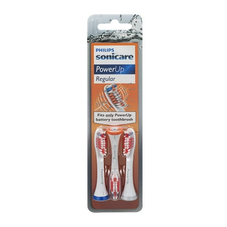 Philips Sonicare PowerUp Toothbrush Heads Regular - 3 CT