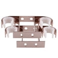 thumbnail image 2 of Soporte de barra de cortina 2 piezas Sunnimix Aleación de aluminio oro, 2 of 4