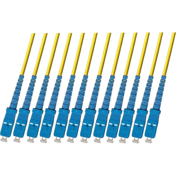 RiteAV - Direct Burial/Outdoor SC-SC 12-Strand Fiber Optic Cable - Singlemode (9/125) - 50M
