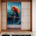 thumbnail image 2 of Cortina de puerta Brave para puerta, cortina opaca con estampado de patrón, cortina divisoria de ambientes, tapiz para decoración del hogar, 34" de ancho x 56" de largo, 2 of 7