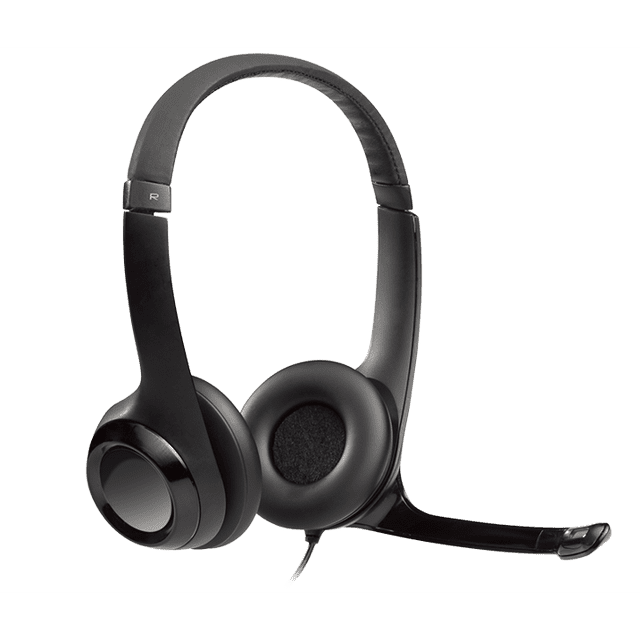 Audífonos Alámbricos Usb-a Logitech H390 Negros