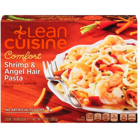 Lean Cuisine Cafe Classics Shrimp Angel Hair Pasta Meal 10 oz, Pack of