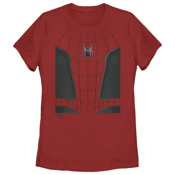 Women's Marvel Spider-Man: No Way Home New Suit Graphic Tee Red Small
