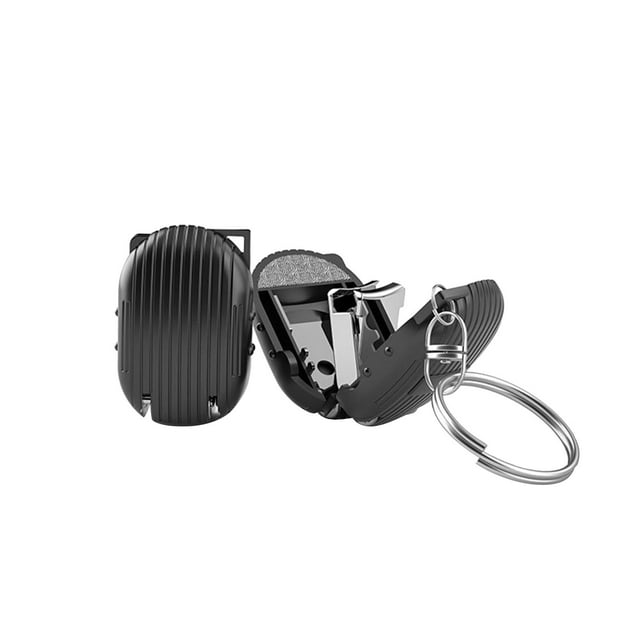 Birdeem Folding Mini Nail Clippers Single Pack Portable Mini with Keychain Flip Over Nail Clippers