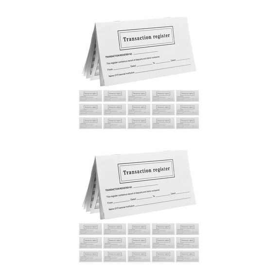40 Packs Checkbook registers Check Registers Personal Checkbook Checkbook Ledger Transaction Registers Log For Business Personal Bank Checking Saving Account