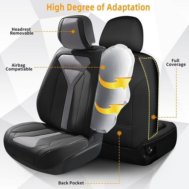 HQBQBUG Car Front Seat Cover Fit for Toyota 4Runner 2003-2024 2025